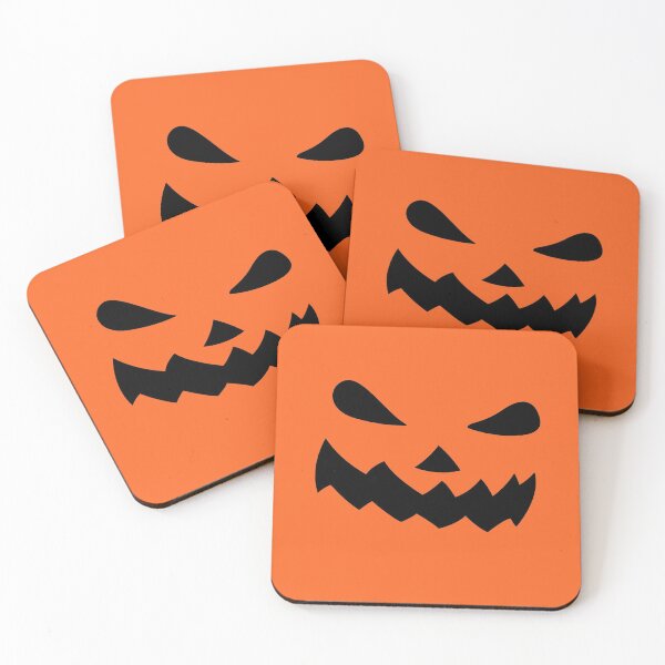 Item preview, EVIL PUMPKIN FACE (Black) designed and sold by Aurinkuu.