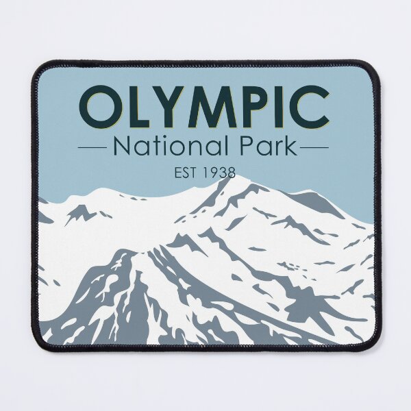 Item preview, Olympic National Park Washington Vintage designed and sold by KrisSidDesigns.