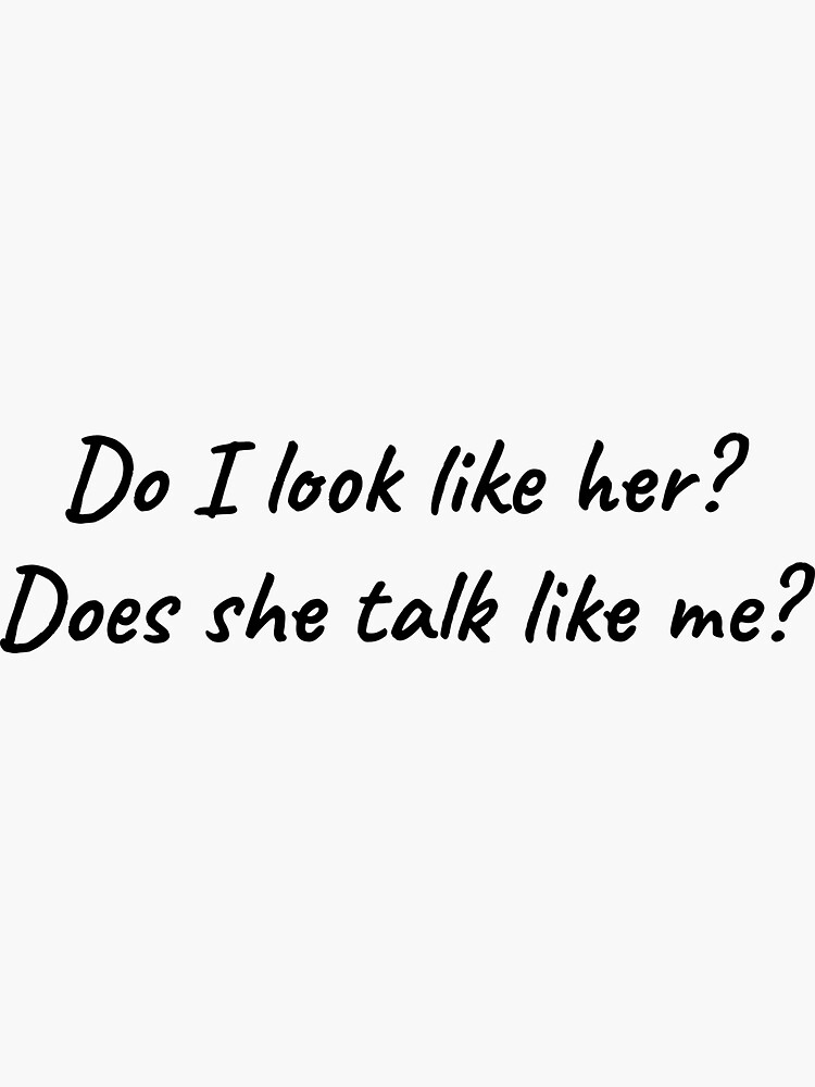 "Beach Bunny "Do I look like Her? Does she talk like me?" Painkiller
