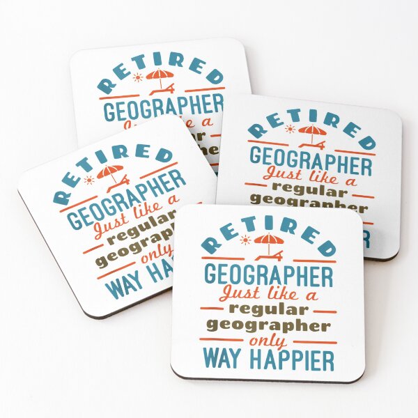 Item preview, Retired Geographer Geography Retirement Happier Tank Top designed and sold by JethroShop.