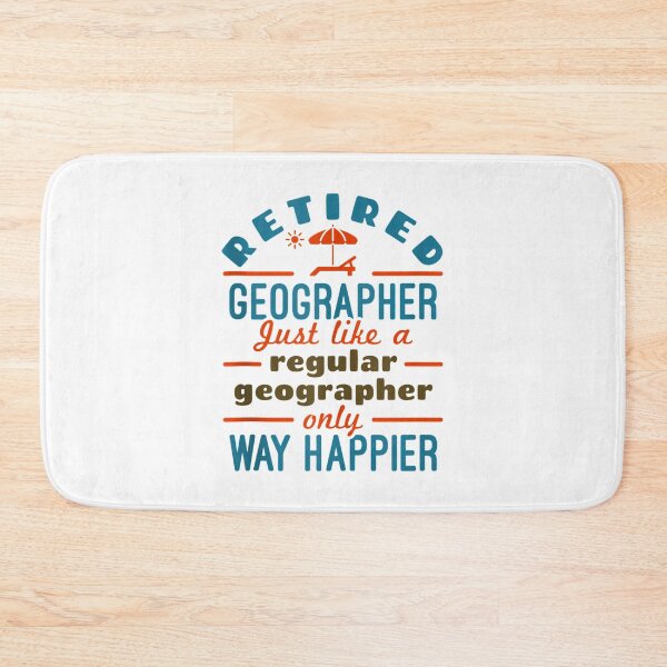 Item preview, Retired Geographer Geography Retirement Happier Tank Top designed and sold by JethroShop.