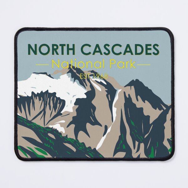 Item preview, North Cascades National Park Mount Triumph Washington Vintage designed and sold by KrisSidDesigns.