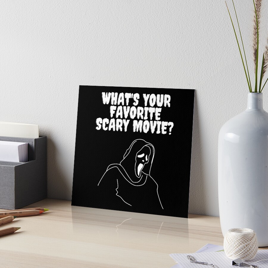 Ghost Face (what's your favorite scary movie?), an art print by Reverenze  Illustrate - INPRNT