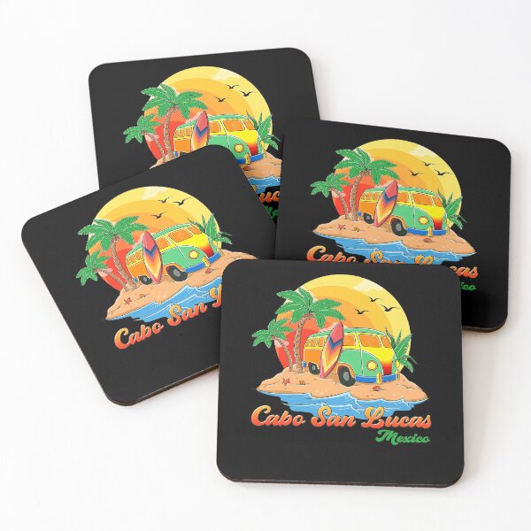 Item preview, Cabo San Lucas Mexico Beach Summer Surf Palm Trees Sunset  designed and sold by benjimenbenjim.