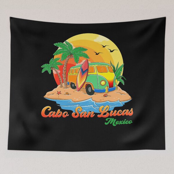 Item preview, Cabo San Lucas Mexico Beach Summer Surf Palm Trees Sunset  designed and sold by benjimenbenjim.