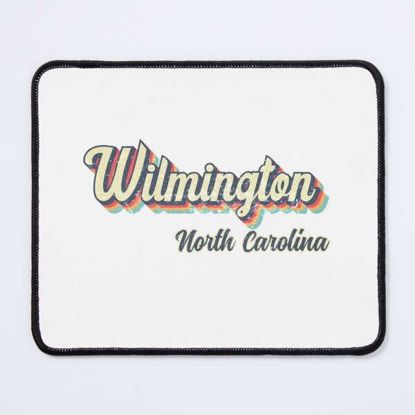 Item preview, Wilmington city North Carolina Retro Vintage 70s rainbow designed and sold by Teelogic.