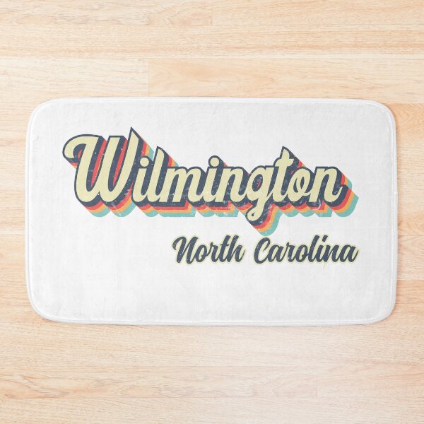 Item preview, Wilmington city North Carolina Retro Vintage 70s rainbow designed and sold by Teelogic.