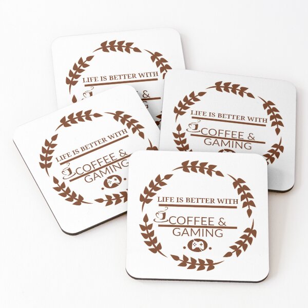 Item preview, Life Is Better With Coffee And Gaming designed and sold by GraphicsClub.