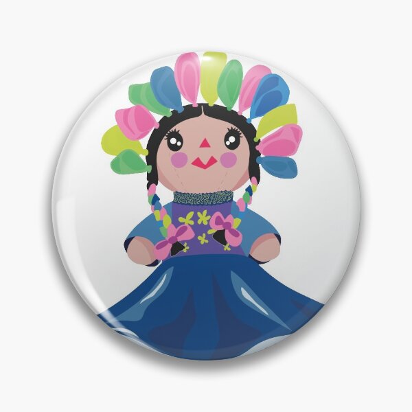 Item preview, Traditional Mexican lele doll made of typical rag designed and sold by rutyriversart.