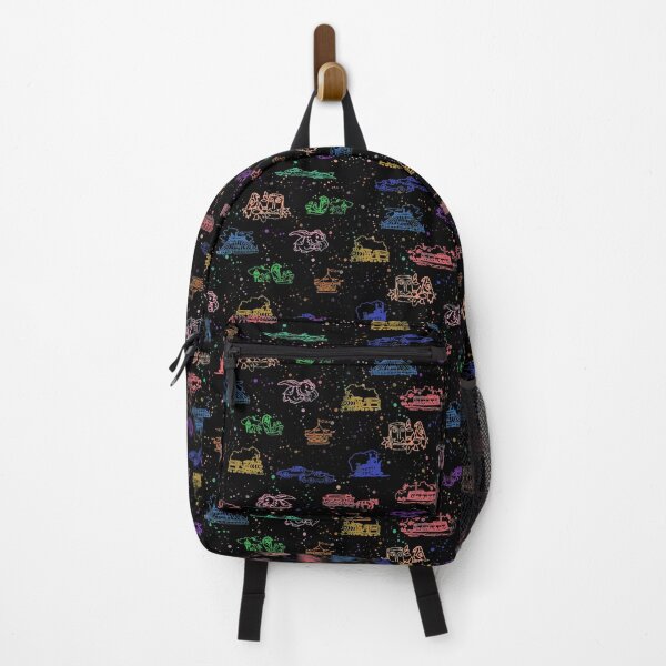 Item preview, Magic Kingdom Retro (dark) designed and sold by Cammi Friederichs.