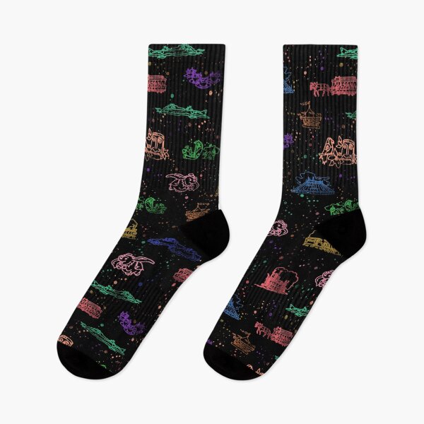 Item preview, Magic Kingdom Retro (dark) designed and sold by Cammi Friederichs.
