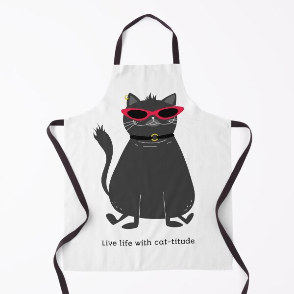 Item preview, Cat-titude. How we should live our lifes. designed and sold by hardscuffle.