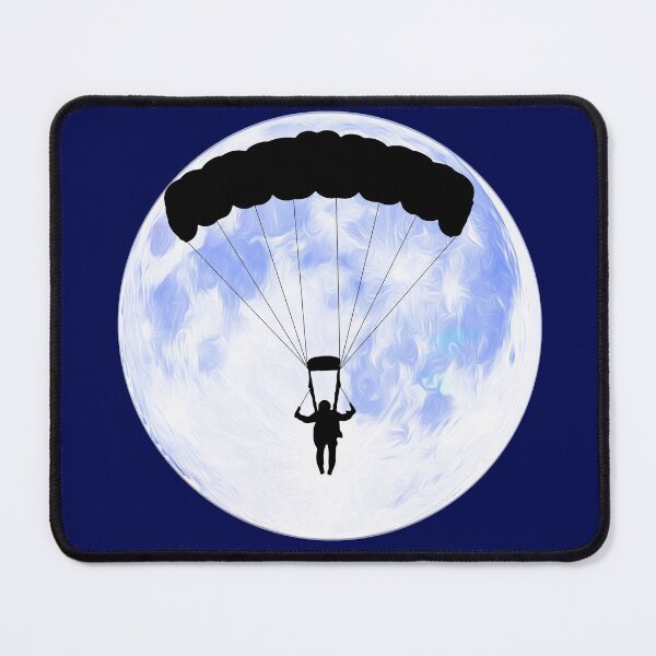 Item preview, Parachutist full moon night designed and sold by Astralia.