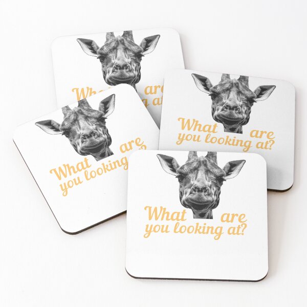 Item preview, Funny Giraffe - Real Giraffe - What are you looking at? designed and sold by Click-Like.