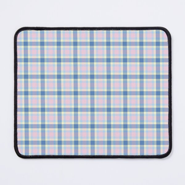 Item preview, Pink Blue and White Buffalo Plaid designed and sold by Tamas Das.