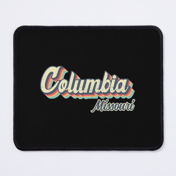 Item preview, Columbia city Missouri Retro Vintage 70s rainbow designed and sold by Teelogic.