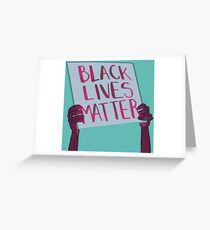 Tarjeta de felicitación Las vidas negras importan