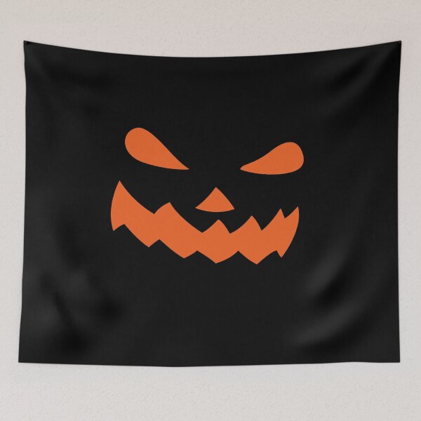 Item preview, EVIL PUMPKIN FACE (Orange) designed and sold by Aurinkuu.