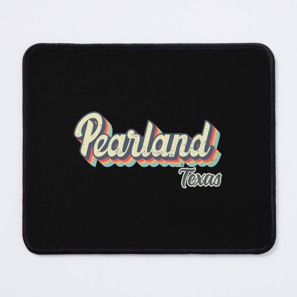 Item preview, Pearland city Texas Retro Vintage 70s rainbow designed and sold by Teelogic.