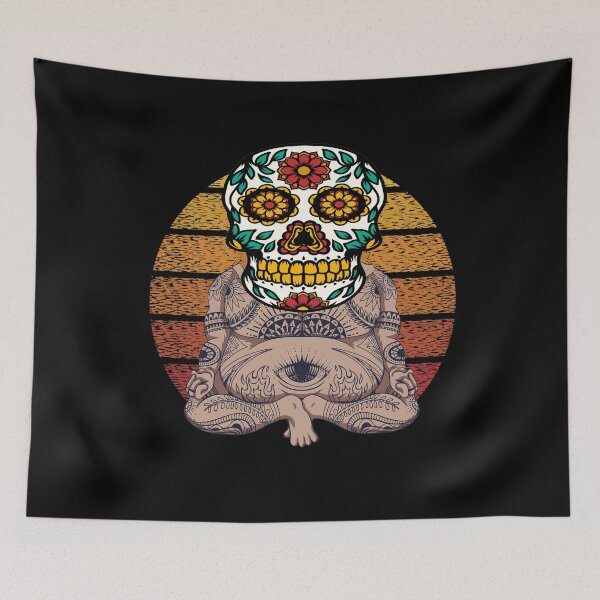 Item preview, Meditating Skeleton designed and sold by Buzzbazaar.