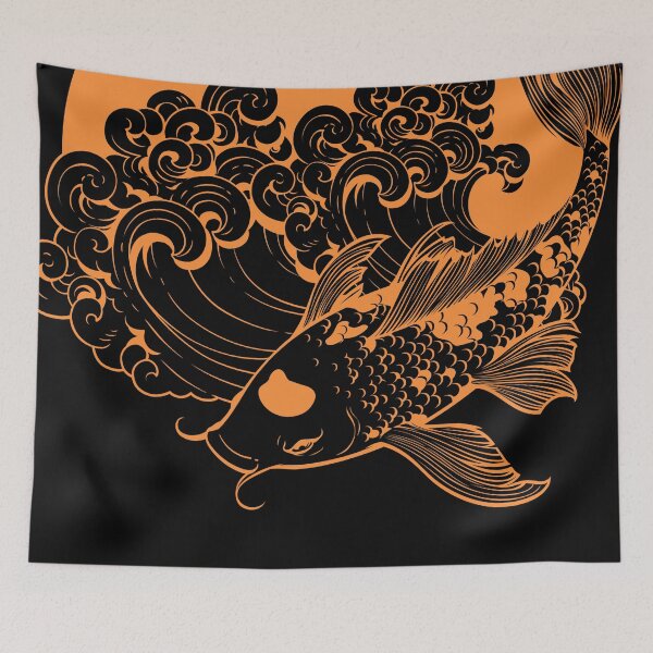 Item preview, Koi Whisperer Orange Japanese  designed and sold by OutofFocusShop.