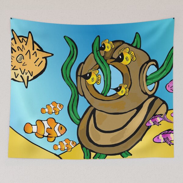 Item preview, Diver's Helmet Ecosystem designed and sold by Finnzilla.