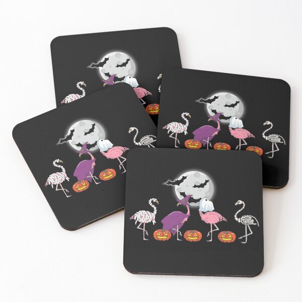 Item preview, Skeleton Flamingo Halloween Costume Witch Mummy Ghost Pink Flamingos  designed and sold by alenaz.