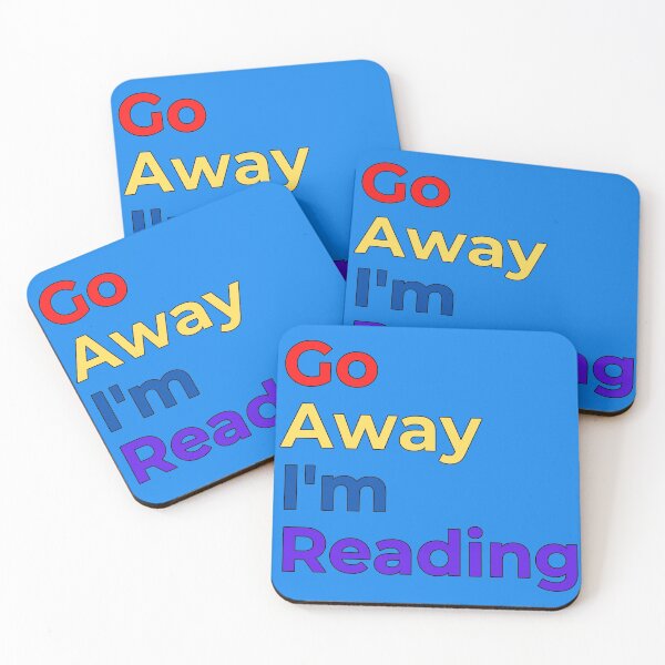 Item preview, Go Away I'm Reading - Book Lovers designed and sold by SheetalMourya.