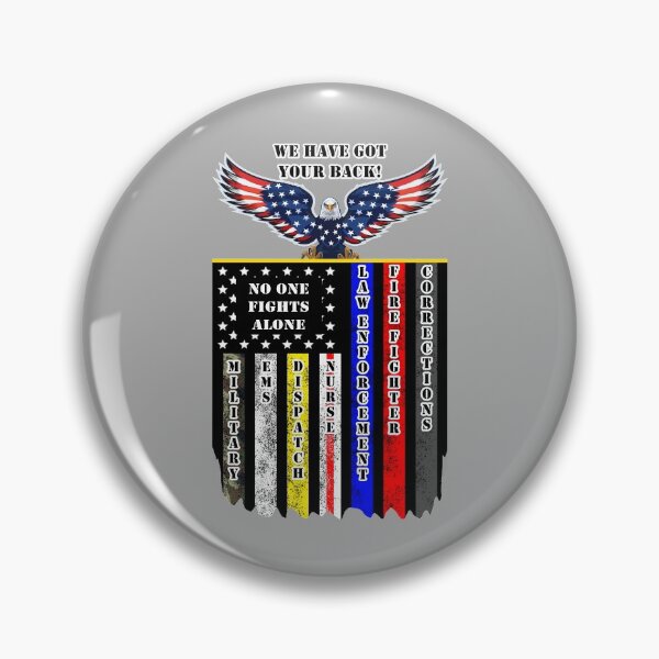 Item preview, First Responder Vertical Flag With Eagle - Military, EMS, Dispatch, Nurse, Police, Firefighter, Corrections designed and sold by DonaldsGraphics.