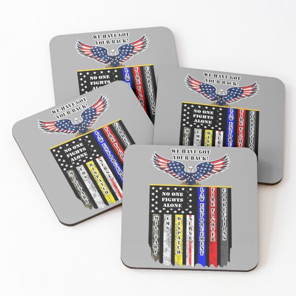 Item preview, First Responder Vertical Flag With Eagle - Military, EMS, Dispatch, Nurse, Police, Firefighter, Corrections designed and sold by DonaldsGraphics.