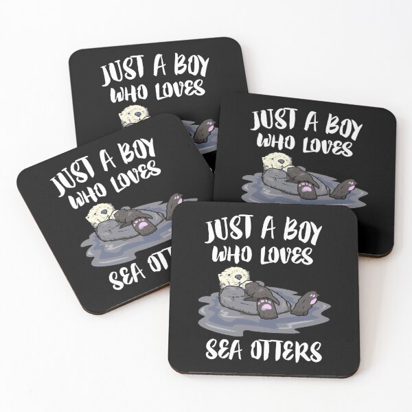 Item preview, Just A Boy Who Loves Sea Otters Gift Long Sleeve T-Shirt designed and sold by stierleism.