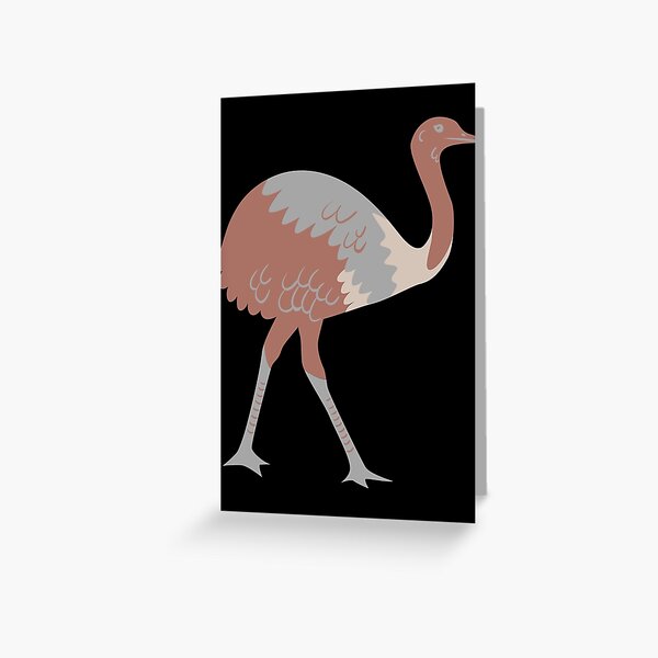 Emu Greeting Card