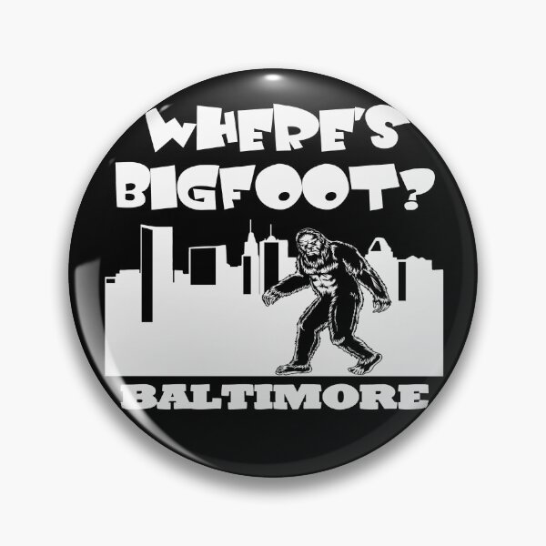 Item preview, Bigfoot in -Baltimore Bigfoot gifts Maryland  designed and sold by BRtisticDesigns.