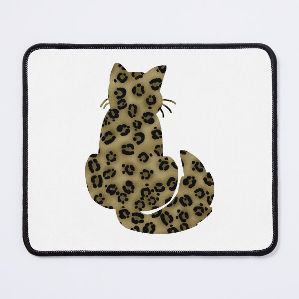 Item preview, Sassy Grumpy Leopard Print Cat Silhouette designed and sold by WandererSpirit.