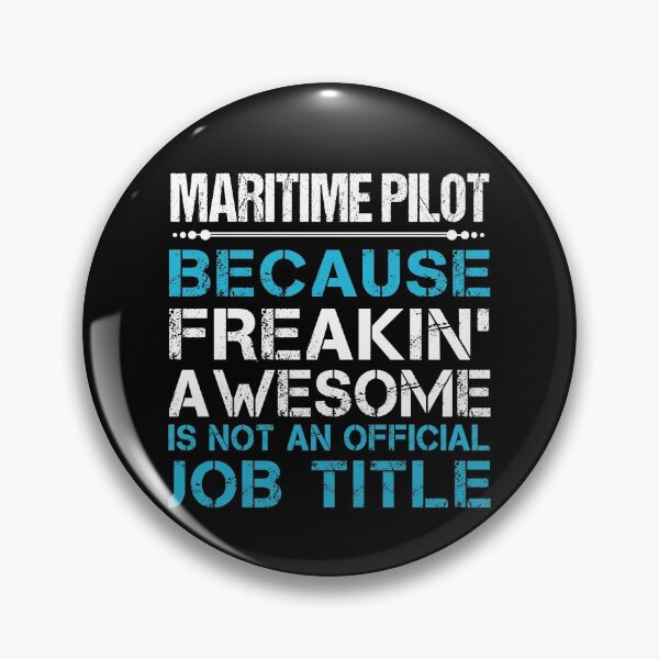 Item preview, Maritime Pilot T Shirt - Freaking Awesome Gift Item Tee designed and sold by allahamher.