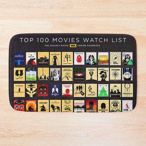Item preview, top 100 movies watchlist imdb poster designed and sold by carmenjimnez.