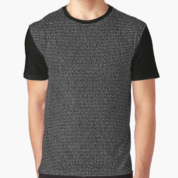 the bee movie script shirt