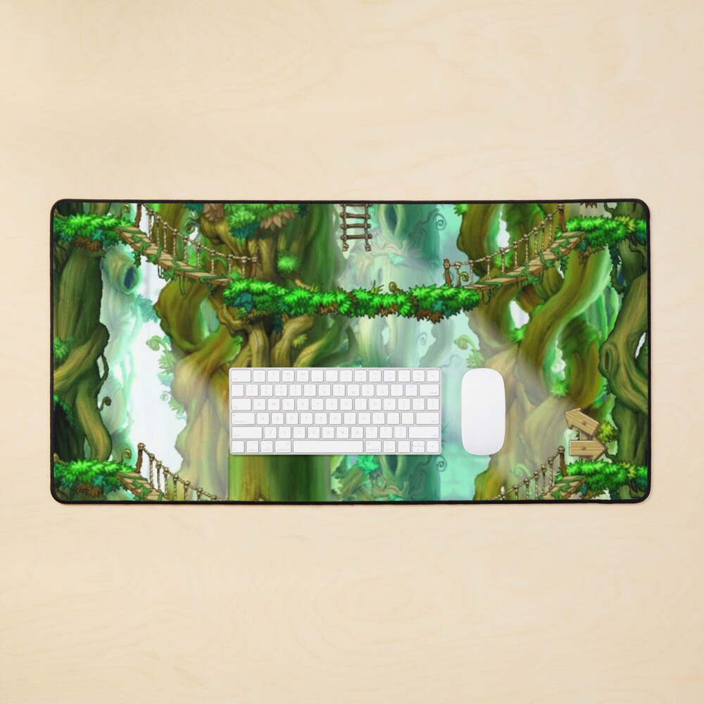 "MapleStory Ellinia Tree Dungeon Nostalgic" Mouse Pad for Sale by
