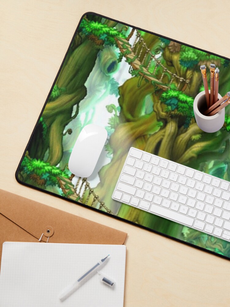 "MapleStory Ellinia Tree Dungeon Nostalgic" Mouse Pad for Sale by