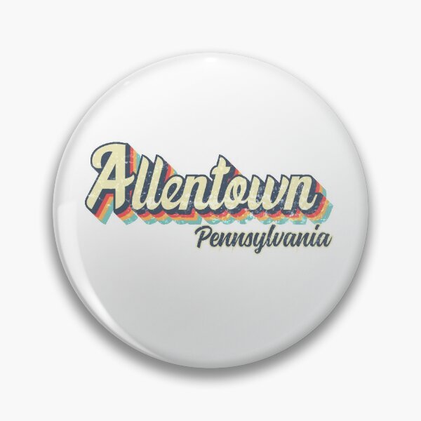 Item preview, Allentown City Pennsylvania Retro Vintage 70s rainbow designed and sold by Teelogic.