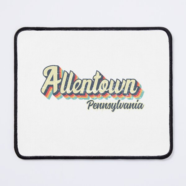 Item preview, Allentown City Pennsylvania Retro Vintage 70s rainbow designed and sold by Teelogic.