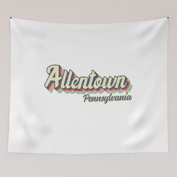 Item preview, Allentown City Pennsylvania Retro Vintage 70s rainbow designed and sold by Teelogic.