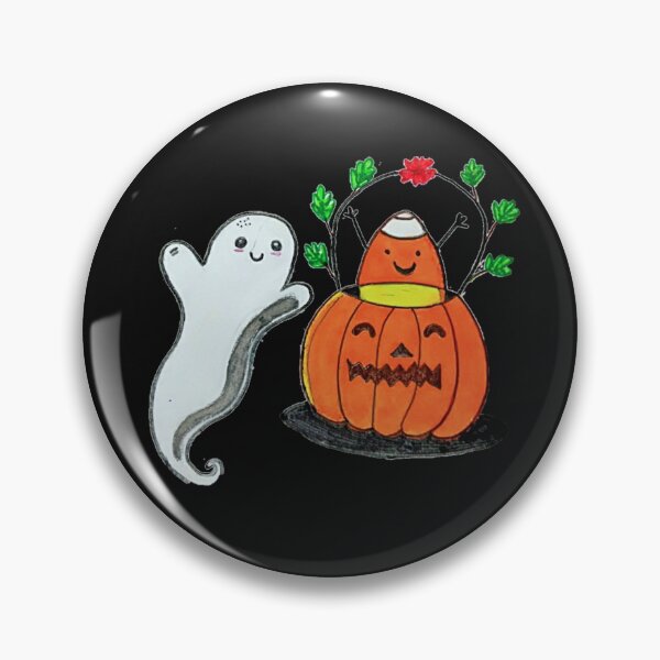 Item preview, Halloween cute ghost and pumpkin designed and sold by DKMADAWELA.