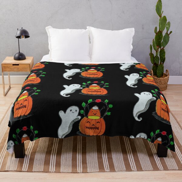 Item preview, Halloween cute ghost and pumpkin designed and sold by DKMADAWELA.