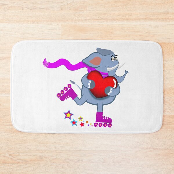 Item preview, Elephant with heart designed and sold by Regulus9.