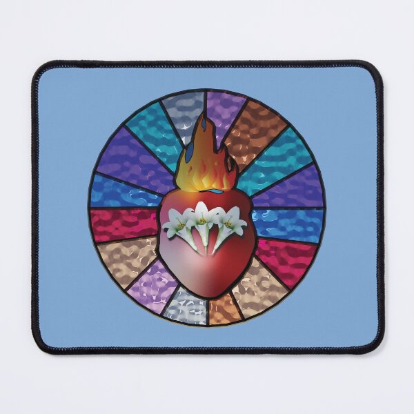 Item preview, Chaste Heart of St. Joseph: Stained Glass Version designed and sold by KTSubz Faith & Fun Designs.