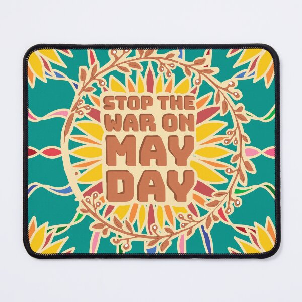 Item preview, The Wicker Man - Stop the War on May Day designed and sold by LennyAD.