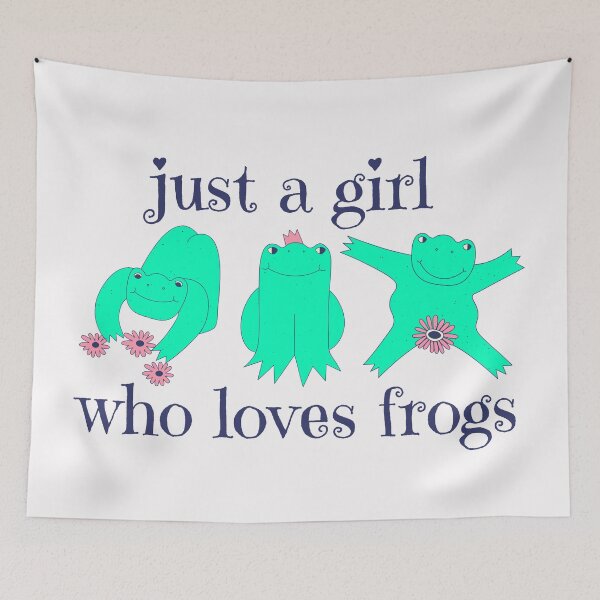Item preview, just a girl who loves frogs designed and sold by Auntieck.