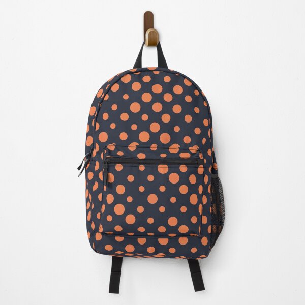 Item preview, Cute Orange and Navy Blue Polka Dot Pattern designed and sold by Tamas Das.