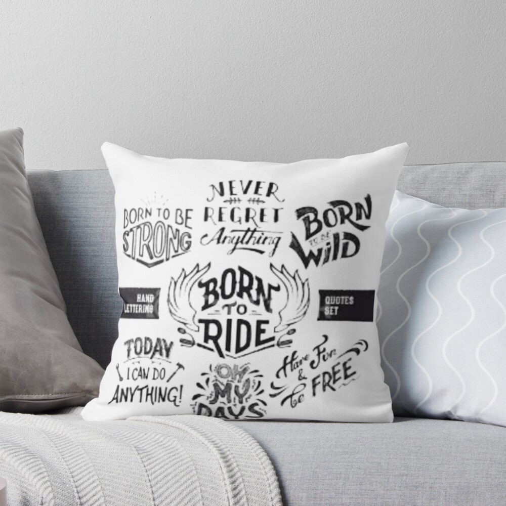 Item preview, Throw Pillow designed and sold by ForeignGang.